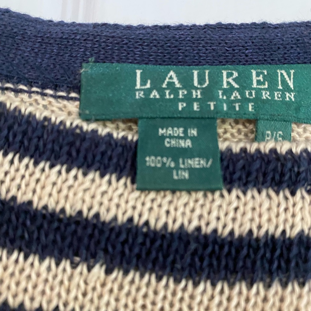 Lauren striped sweater top